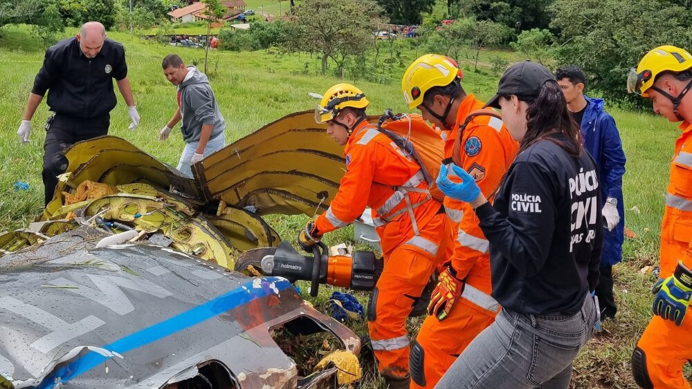 Empresários da Crefranco morreram em acidente de avião.